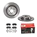 Produktbild 2 Bremsscheiben Voll 302 mm + Bremsbeläge Hinten von Brembo Voll (1420-55165) Bremsensatz Bremsanlage Bremsen-Kit,Bremsenset, Bremsscheiben, Bremsbeläge, Bremsen-Set, Beläge, Bremsbelag,