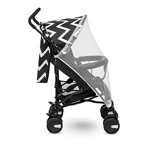 Miniatura 7 de Lionelo Silla De Paseo Ligera Elia Para Bebés Hasta 15 Kg, Carrito De Bebé Plegable Con Asiento Reclinable, Capota Xxl, Cesta Y Mosquitera, De 6 A 36 Meses
