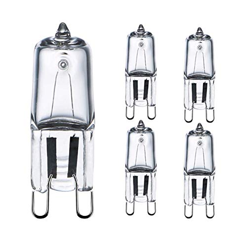 Preisvergleich Produktbild Hpera Halogen Stiftsockellampe Halogenlampe Halogen Birne Halogen Stiftsockellampe Stiftsockellampe Glühbirnen Für Haus Halogen Led GlüHbirne Halogenlampe 40w,5pack