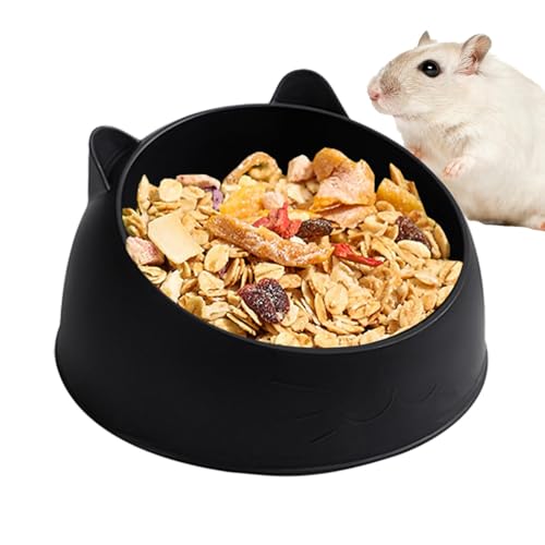 Générique - Hamster Feeding Bowl, Small Animal Food and Water Dish, Anti Tip Design, Compact Accessory, Small Pets Ceramic Bowl, Perfect for Hamsters, Guinea Pigs, Other Pet, 5.12x2.68 in