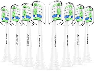 Aoremon Replacement Toothbrush Heads for Philips Sonicare DiamondClean HX6064-8 Pack Replacement heads Compatible