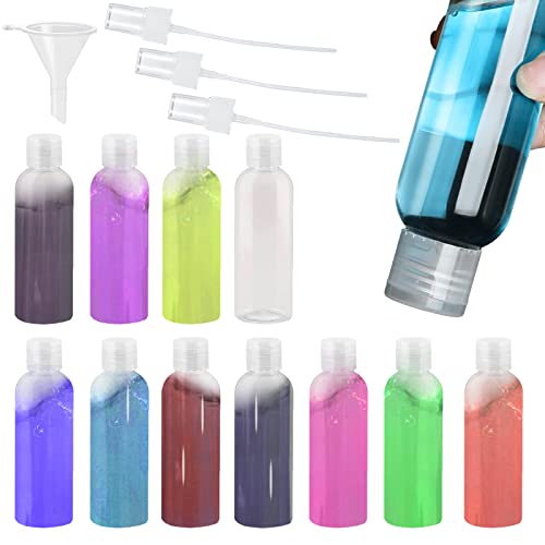 Set 4 Flaconi Da Viaggio In Silicone - 2x100ml E 2x200ml, Antigoccia, Per Liquidi - Foto 6