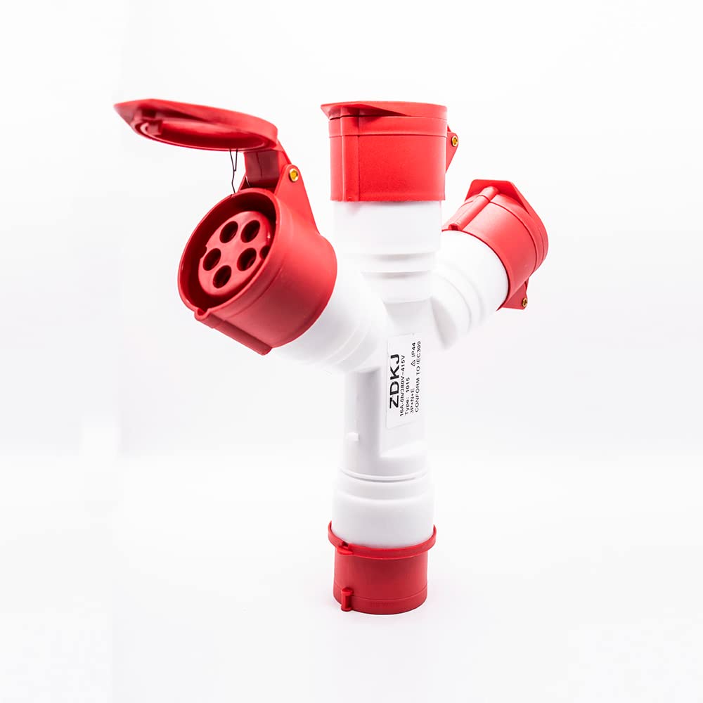 IEC60309 Industrial CEE Connector Socket 5P 32A 380V-415V 3P+E+N 6h IP44