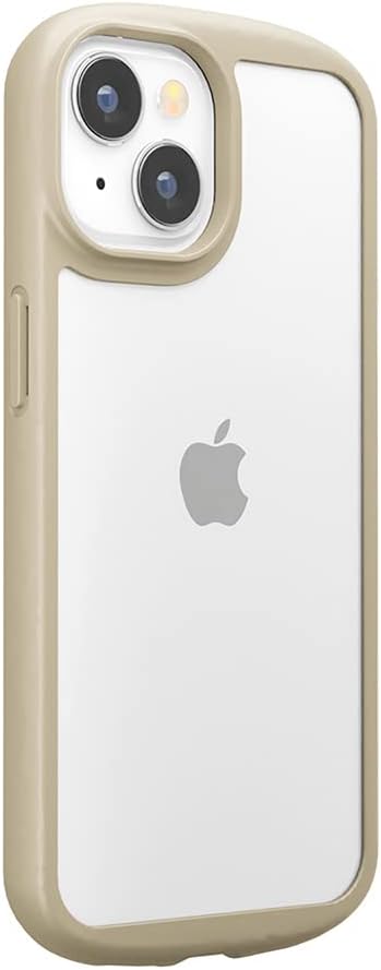 Premium Style PG-22KPT02BE Clear Tough Case for iPhone 14, Compatible with MagSafe Charger, Beige