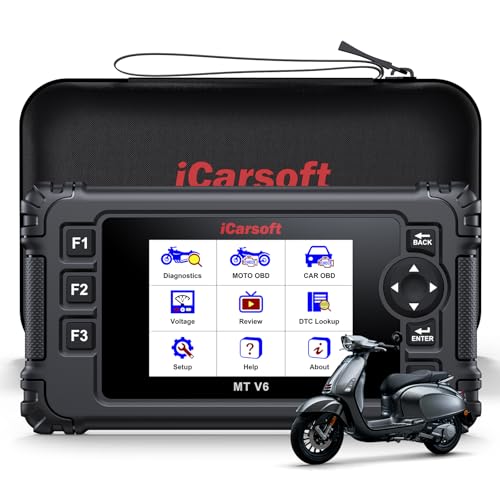 iCarsoft MT V6 Motorcycle OBD2 Scanner for Royal Alloy, Full-System