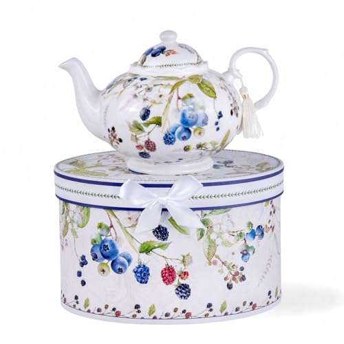 Pot In Gift Box 36.5 Fl Oz (1080 Ml) Teapot For Loose Tea, D