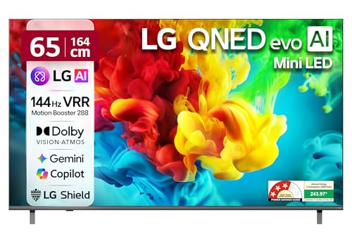 Image of LG 164 cms (65 inches) QNED82 AI Series 4K Ultra HD Smart webOS IPS QNED MiniLED TV 65QNED82BLA