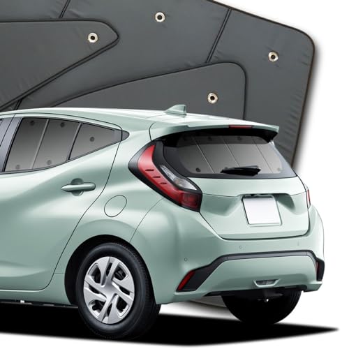 趣味職人 プライバシー サンシェード 車 新型 アクア MXPK10 MXPK11 MXPK15 MXPK16 リア 専用 カーテン 車中泊 グッズ 対応 『01s-a064-re』