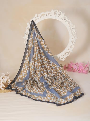 Image of Viscose Scarf for Women | Lightweight & Long | Stole for Women - Stylish Design | Neck Scarf, Hair Scarf, & Head Scarf for Women & Girls | All Season Accessory