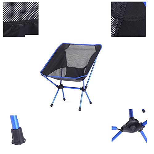 Yfyyj Camping Chair, Portable Folding Camping Stool, For Outdoor, Beach, Picnics, Hiking (Color : Blue) #TOP4