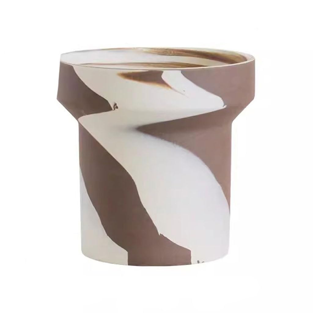 Gelasige A Flower Pots Creative Rt Ceramic Butterfly Orchid Pot Succulent Clay Indoor High-Foot Small Pottery Pot Outdoor Flower Pots(A)