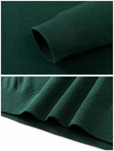 Men's Wool Blend Knit Sweater Fall Winter Long Sleeve Crew Neck Slim fit Pullovers Sweater3