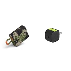 JBL Go 3 Portable Speaker with Bluetooth Built-in Battery Waterproof and Dustproof Feature - Squad and InfinityLab InstantCharger