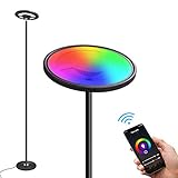 ZEEFO LED Floor Lamp, 25W/1300LM Energy Saving Super Bright LED Torchiere Modern Standing Lamp,...