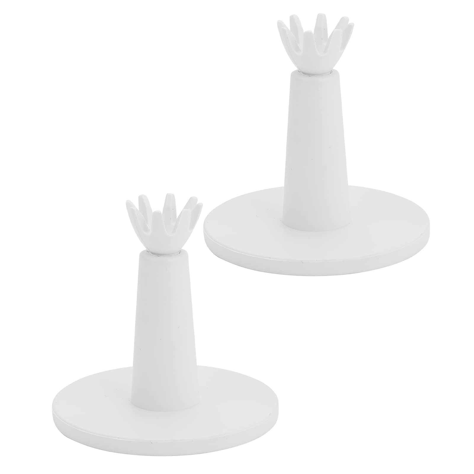 Super Resistant Tees Crown Top Training Accessory for Ball 2PCS Adjustable Height White, Training Staff