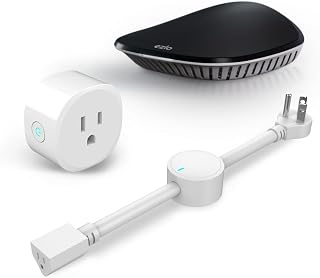 Ezlo Plus Smart Home Automation Starter Kit | Includes 1 Smart Home Hub + 1 Z-Wave Plug + 1 Z-Wave in-Line Switch