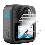 【3枚セット】For GoPro Max 2 ガラスフィルム GoPro Max 2 対応 フィルム Greerass 硬度9H 超高透過率 傷つけ防止 疎水疎油 指紋·汚れ防止 全面保護 耐衝撃 飛散防止 高感度タッチ 気泡ゼロ 自動吸着 貼り付け簡単