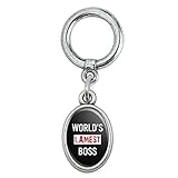 GRAPHICS & MORE World's Lamest Boss Shoe Sneaker Shoelace Oval Charm Jewelry