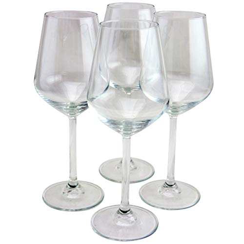 Pasabahce Allegra 4 Piece 11.75 Oz White Wine Glass Set #TOP29