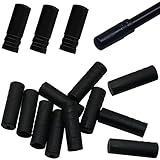 自転車 ディレイラー アウターキャップ 100個入 直径4mmの可変速ラインチューブに適しています プラスチック 軽量 柔らかく 耐久性 インストールが簡単 サイクリング/ロードマウンテンバイク用 ブラック (直径4mm)