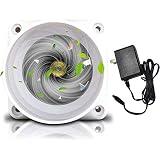 VVlight 2 Inch Inline Fan 12v, HVAC Fans & Circulators Greenhouse Ventilation Equipment Duct Fan for