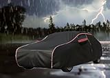 【Bandas Reflectantes de Seguridad Nocturna】La funda para Mercedes CLK 220 2005-2009 está equipada con bandas reflectantes brillantes y extendidas que proporcionan una visibilidad óptima al estacionar de noche, reducen el riesgo de colisión y mejoran la seguridad del vehículo. La cremallera en el lado derecho es fácil de poner y quitar.