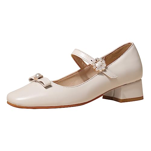 Mary Janes femme talon moyen stable pour éviter les pieds douloureux