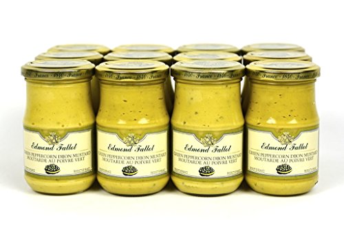 Edmond Fallot Dijon Mustard With Green Peppercorns 7.4Oz Case Of 12 Units - Wholesale #TOP11