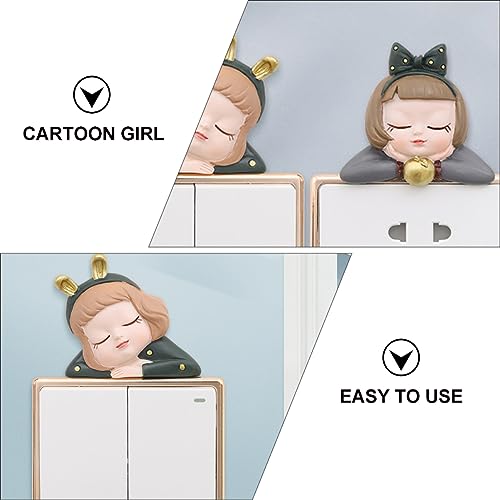 Decoraciones para interruptores de pared infantiles de diseño original 6