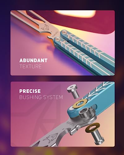image for Nabalis X Will Hirsch Vulp Bushing Butterfly Knife Balisong Trainer 60