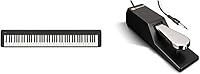 Vista 1 de Casio Pianos digitales de 88 teclas (CDP-S160BK) + pedal de sostenimiento universal M-Audio