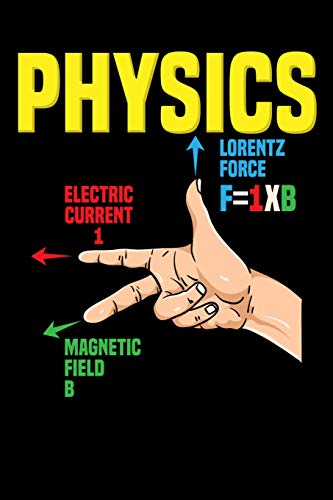 Physics Lorentz Force F=IxB Electric Current I Magnetic Field B: 120 Pages I 6x9 I Dot Grid I Funny Teacher, School & College Gifts