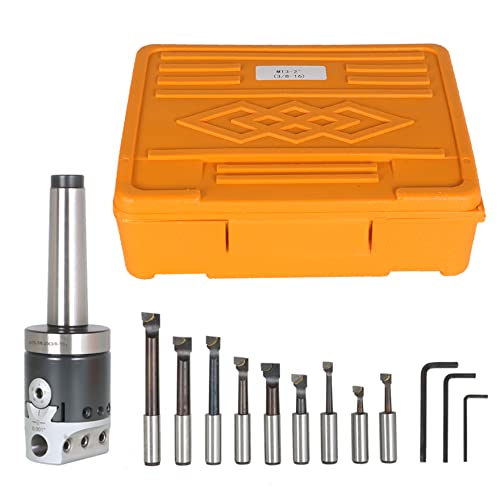 waltyotur 2 Inch Boring Head MT3 Bar Tool Set for Milling Forming and Drilling Machines