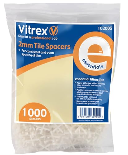 Vitrex 102005 Essential Tegelafstandhouders 2 mm (Pack 1000)