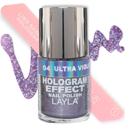LAYLA Hologram Effect Nail Polish (#04 Ultra Violet)