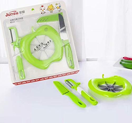 SWIHEL Cortador de Manzana, Rebanadora Cortador de Manzanas y Pelador, Rebanador Cortador Picador de Cocina de Fruta.