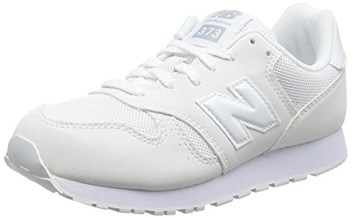 New Balance KJ373AWY M - Zapatillas Unisex Niños, Blanco (White), 28.5 EU