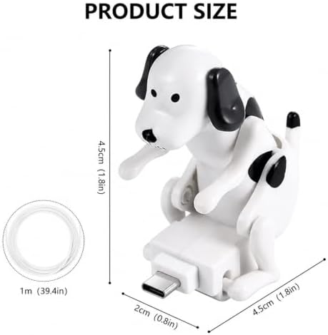 Fourmor Fun Dog Charging Cable - Fast Charging Cable, USB-C to C, Compatible with iPhone Type-C and Various Other Mobile Phone Models.