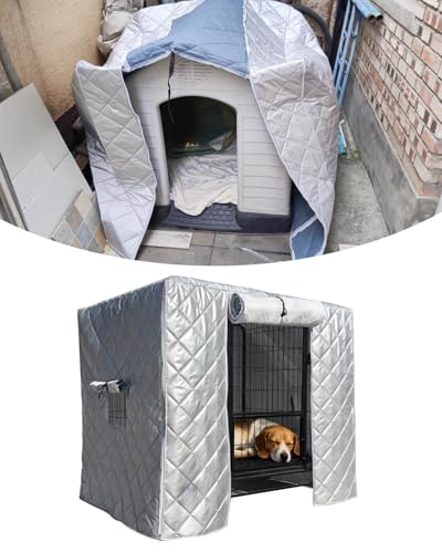 Weatherproof Insulated Dog Kennel Cover & Winter Pet Crate Blanket