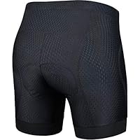 Souke Sports Damen Fahrradunterhosen Damen Radhose 4D Gepolstert Atmungsaktiv Radunterhose Dame mit Rutschhemmendem Beingreifer