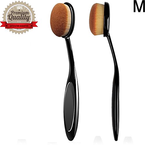 Professional Multifuction Makeup M size Oval Brush/Foundation Cream Concealer Blending and Contouring Extrasoft brush