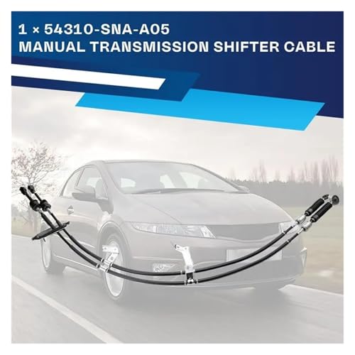 Cable de palanca transmisión manual Civic 1.8 selector marchas 54310-SNA-A05 juego cables 2