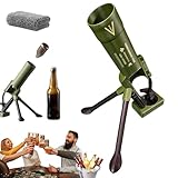 2026 Neu FlaschenöFfner MöRser, Suffkanone FlaschenöFfner, sFlaschenöFfner Lustig Witziger FreihäNdiger Kronkorkenwerfer Mit Druckknopf, Dekoration FüR Zuhause, Partys, Bar (B)