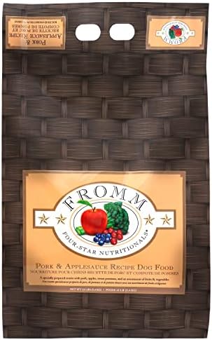 Fromm Four-Star Nutritionals Pork & Applesauce Dog Food - Premium Dry Dog Food - Pork Recipe - 12 lb