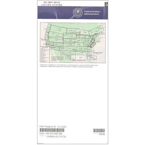 FAA Chart: Enroute Low Altitude L35/36 ELUS35 (Current Edition)