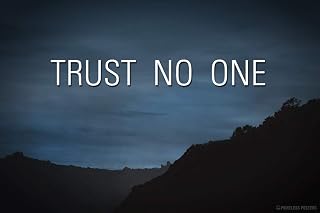 Pointless Posters Trust No One Poster