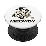 Photo Gallery meowdy - howdy meow mashup pun - carino cowboy cat meme popsockets popgrip intercambiabile Photo Gallery meowdy - howdy meow mashup pun - carino cowboy cat meme popsockets popgrip intercambiabile