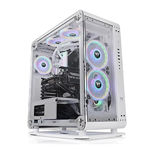 Thermaltake Core P6 TG Snow | Mid-Tower-ATX-Gehäuse | 3 x gehärtetes 4mm...