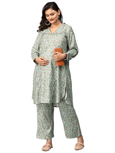 The Mom Store Women’s Cotton Maternity and Nursing Co Ord Set Front Zipper for Easy Feeding Pre and Post Pregnancy The Mom Store Women’s Cotton Maternity and Nursing Co Ord Set Front Zipper for Easy Feeding Pre and Post Pregnancy