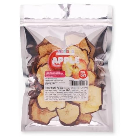 Crafty Confections Premium Dried Apple Slices 2.5 OZ Cover
